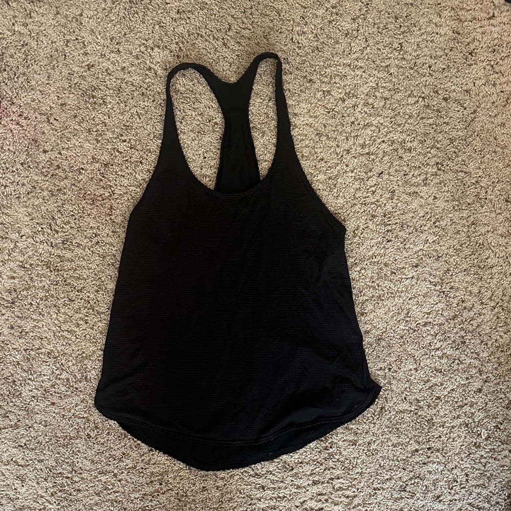 lululemon athletica Black Tank Top
